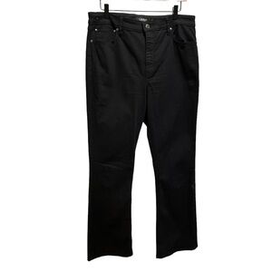Lauren Ralph Lauren Black Label Black Flare Leg Jeans Size 14